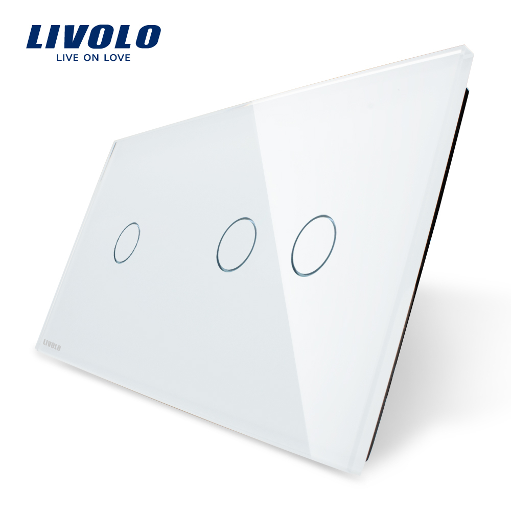Panou Touch Livolo Sticlă Dublu+Simplu - imagine 3