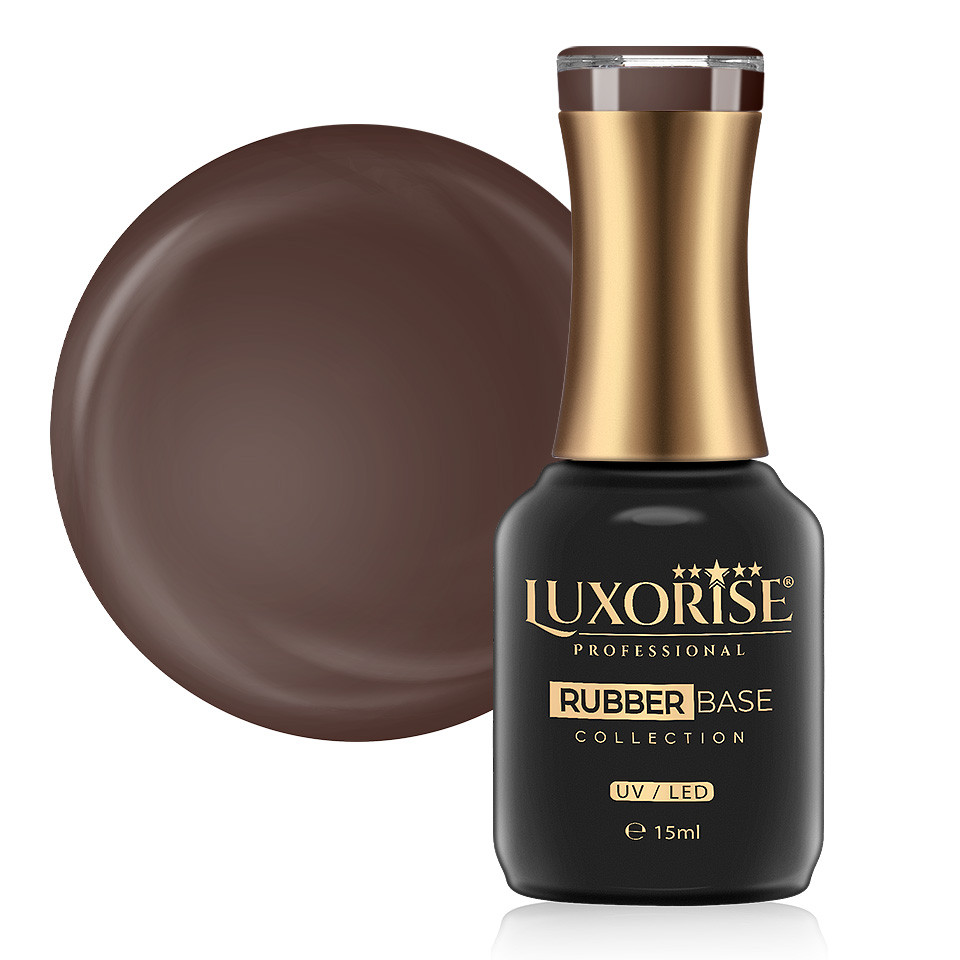 Rubber Base LUXORISE Mahogany Flirt 15ml - Nivelare
