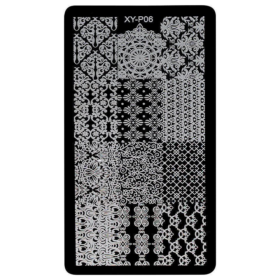Matriță Metalică Unghii LUXORISE, Model Soft Lace
