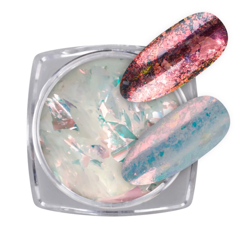 Crystal Flakes 2M Rose Gold - Efect Metalic Nailshop
