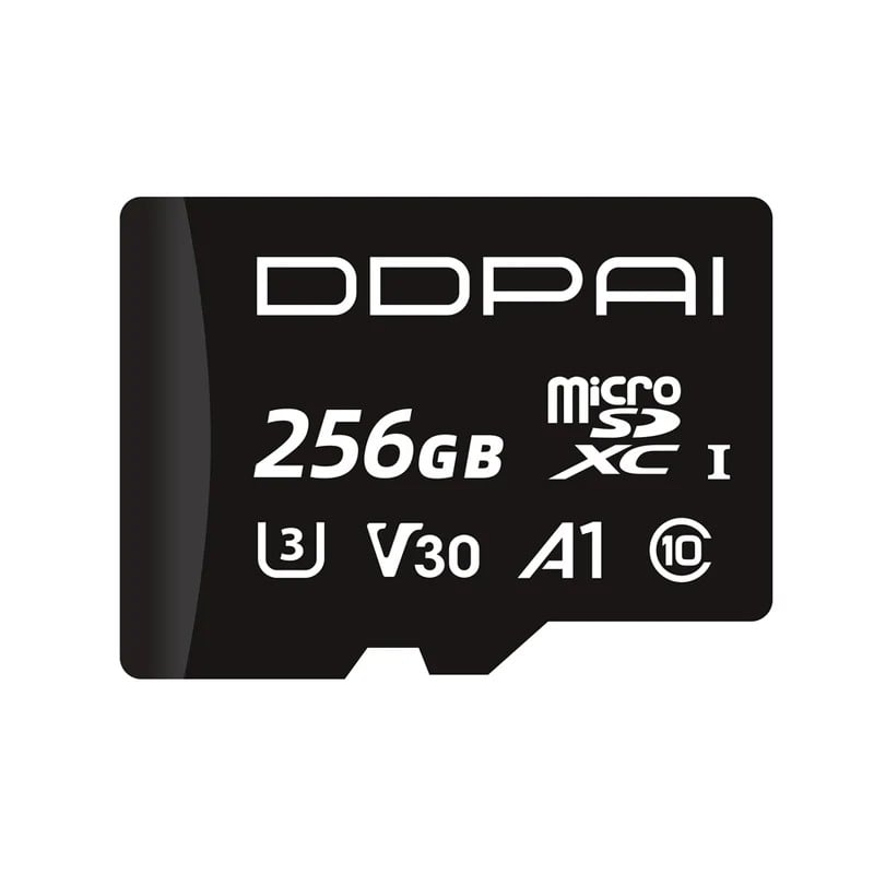 Card Micro SD DDPAI 256GB Clasa 10 pentru Camera Auto