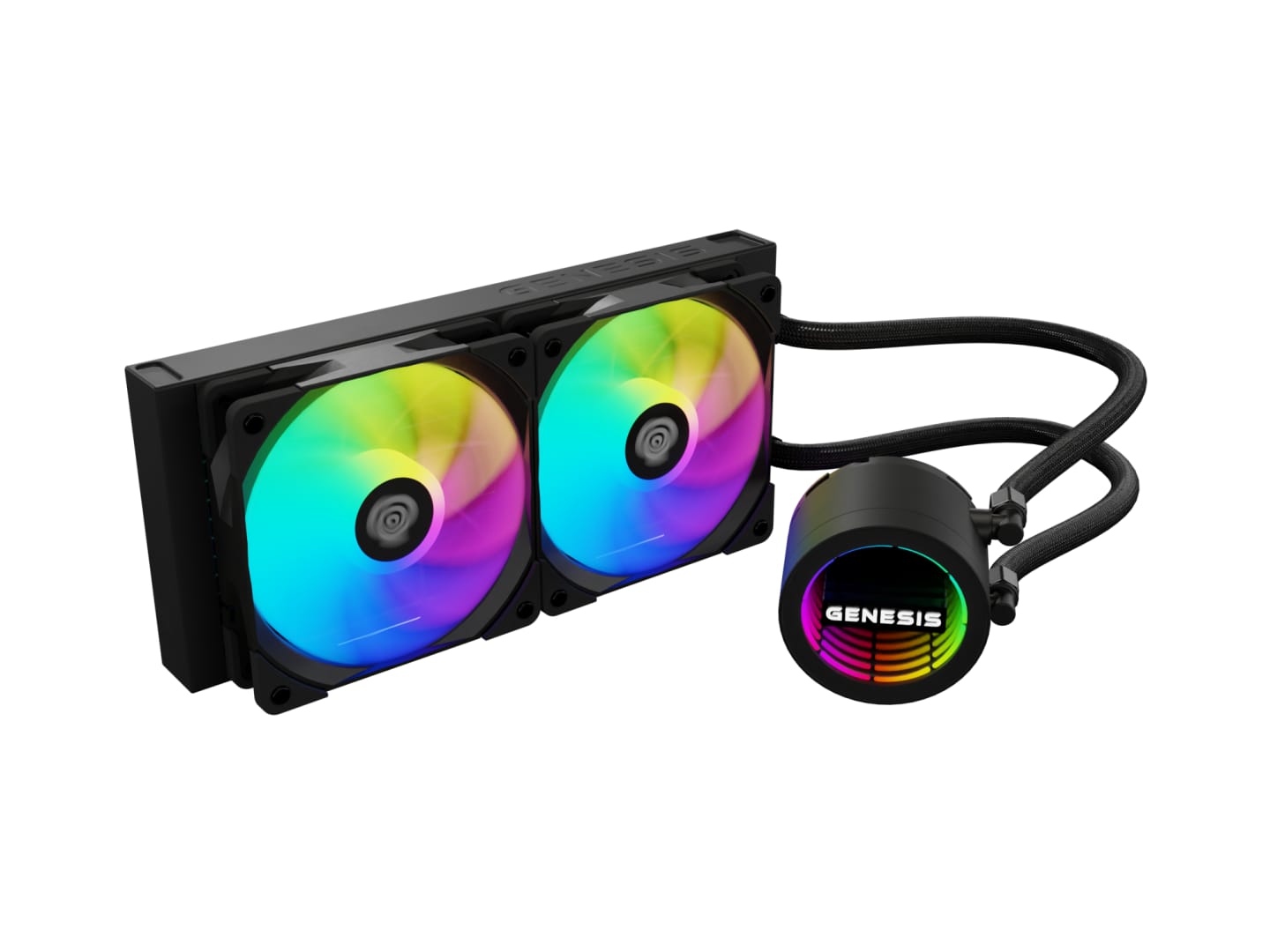 Cooler Procesor Genesis Hydria 240 ARGB | Apă 240mm AMD/Intel - imagine 3