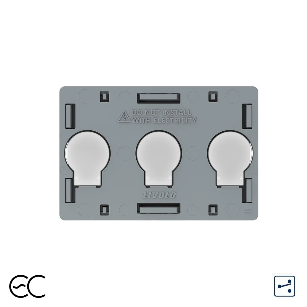 Modul Intrerupator Triplu ZigBee Livolo Touch