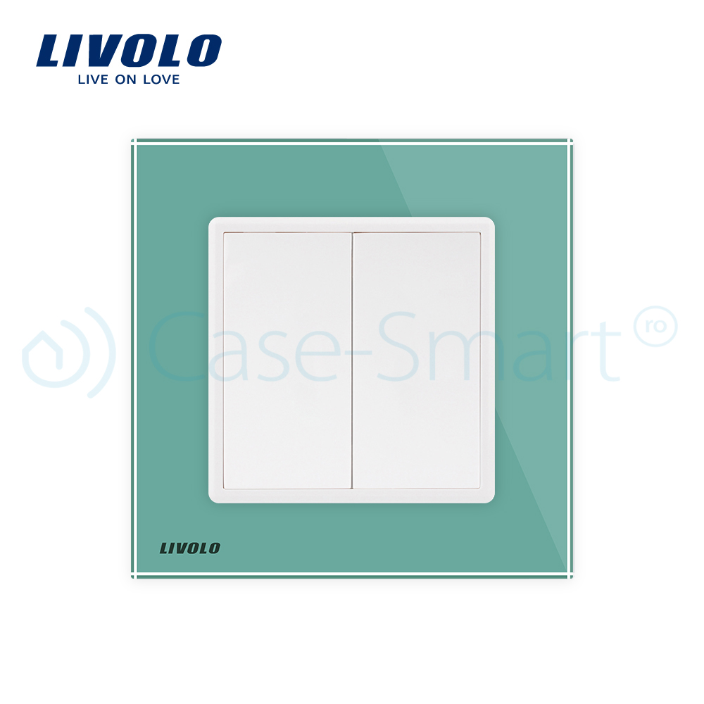 Priza Blank Livolo cu Rame Sticlă, Albă - imagine 8