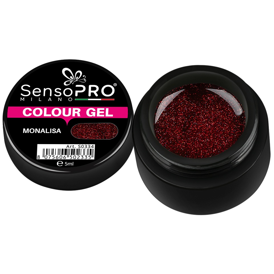 Gel UV Colorat Monalisa 5ml SensoPRO Milano