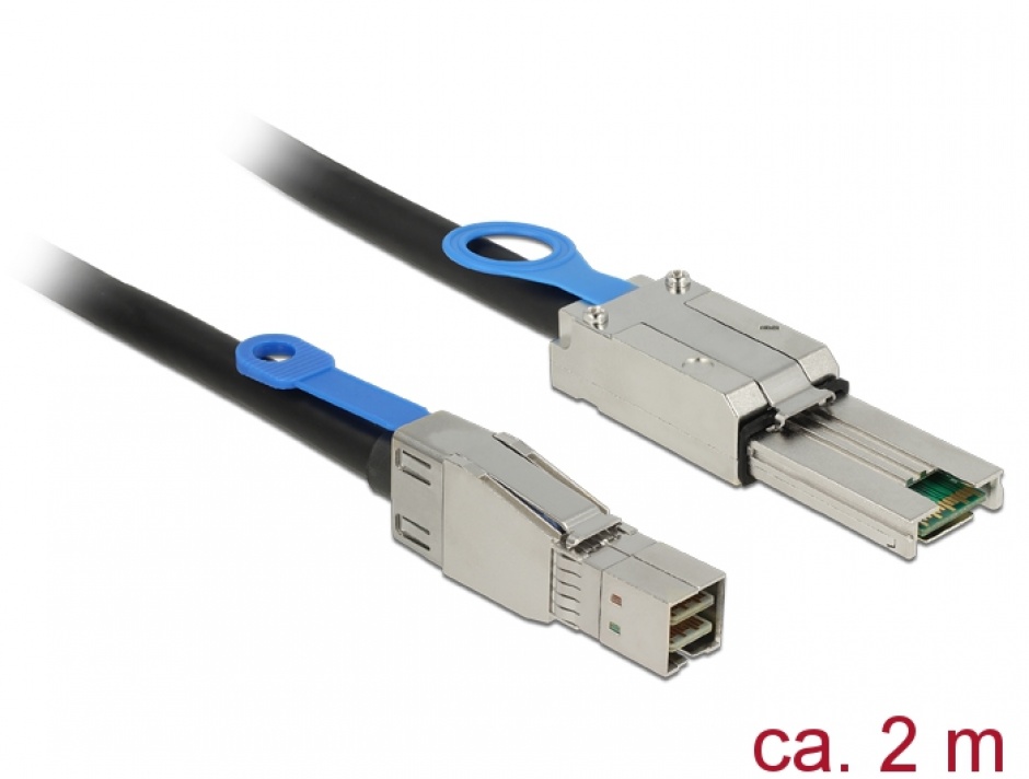 Cablu Delock Mini SAS HD SFF-8644 la 8088 2m