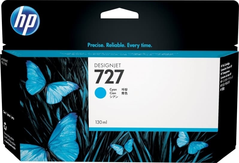Cartus Original HP B3P19A Cyan 130ml pentru DesignJet - imagine 2