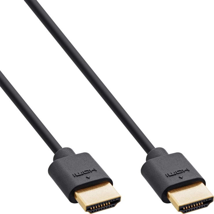 Cablu HDMI 2.1 InLine 10K, 0.5m, Ultra High Speed