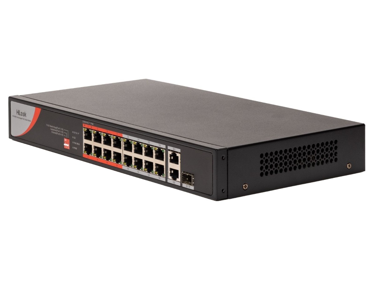 Switch PoE HiLook NS-0326P-230(C), 24 porturi, 230W, 6KV