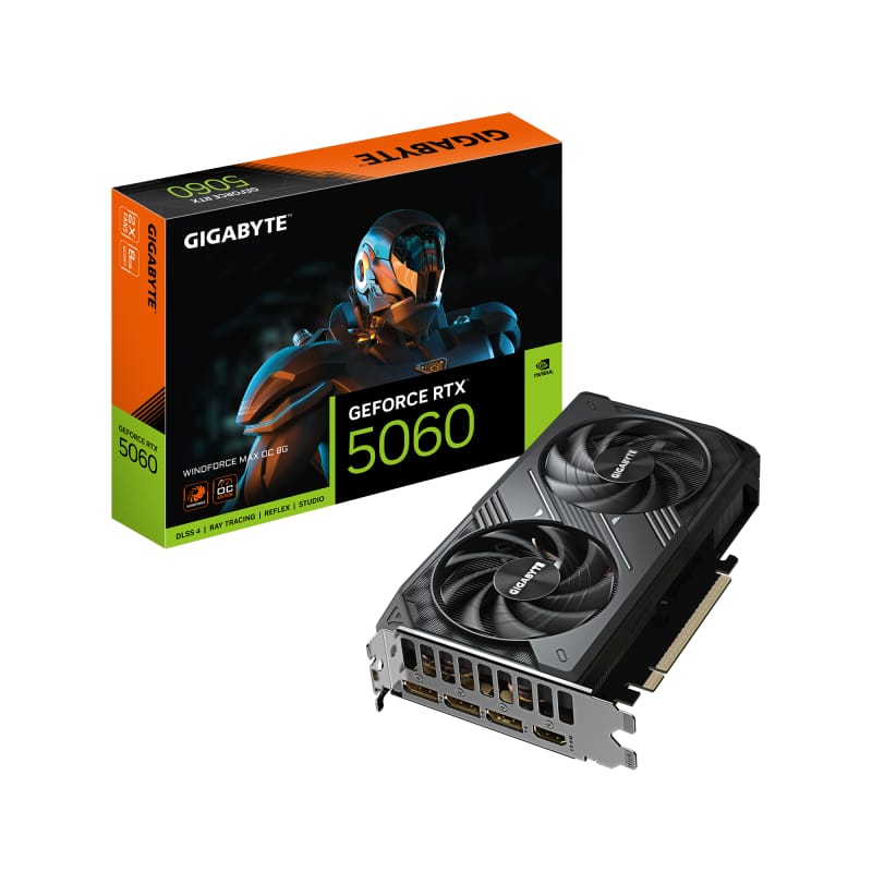 Placă Video RTX 5060 Windforce Max OC 8GB GDDR7 Gigabyte - imagine 2