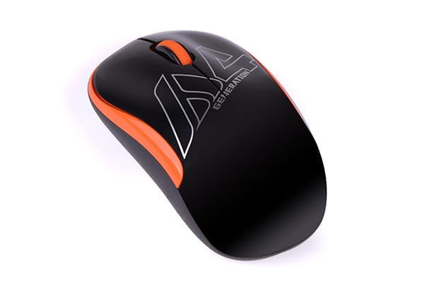 Mouse Wireless A4Tech G3-300N-BO 2.4GHz Negru-Portocaliu - imagine 7