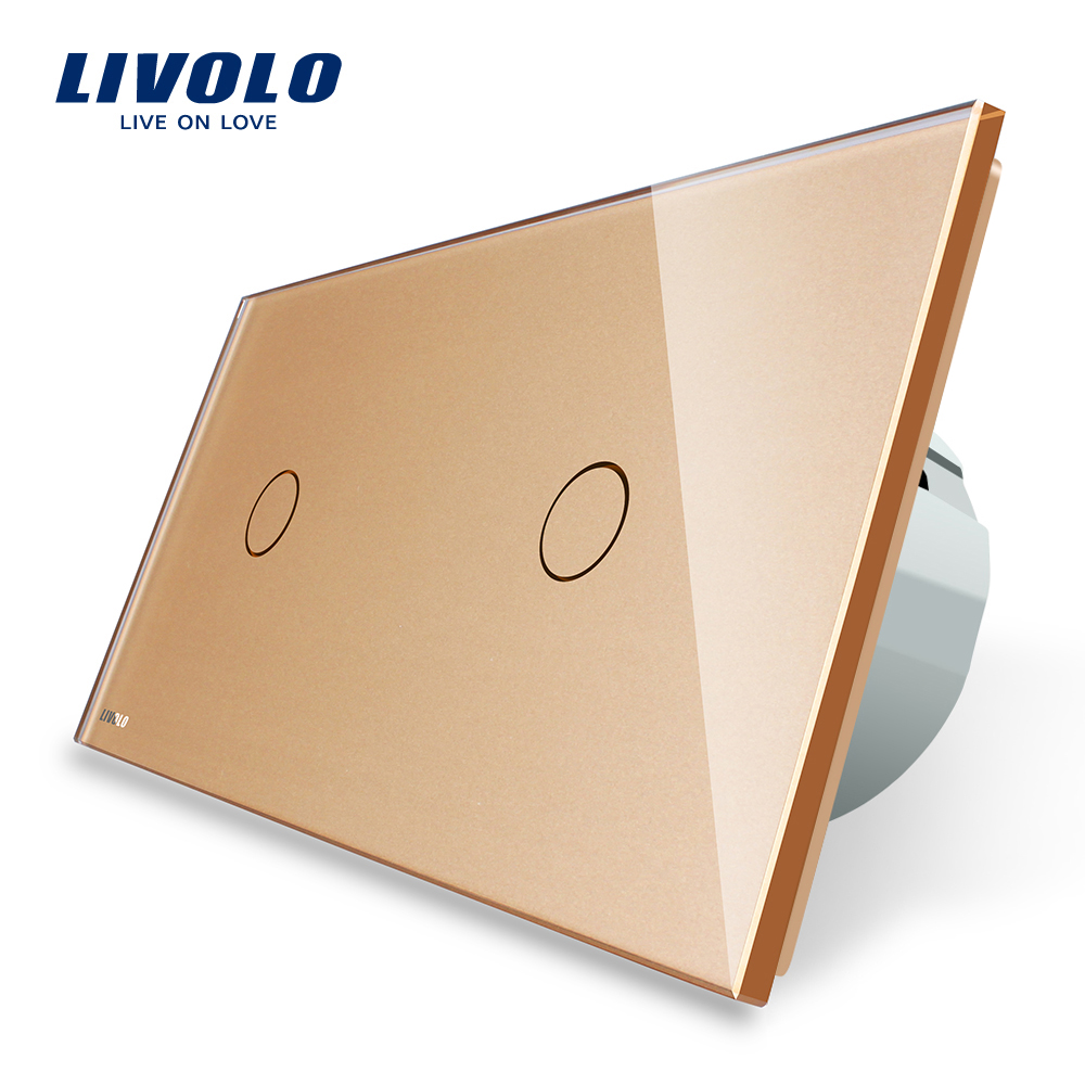 Intrerupator Touch Livolo Sticla, 2 Butoane - imagine 16