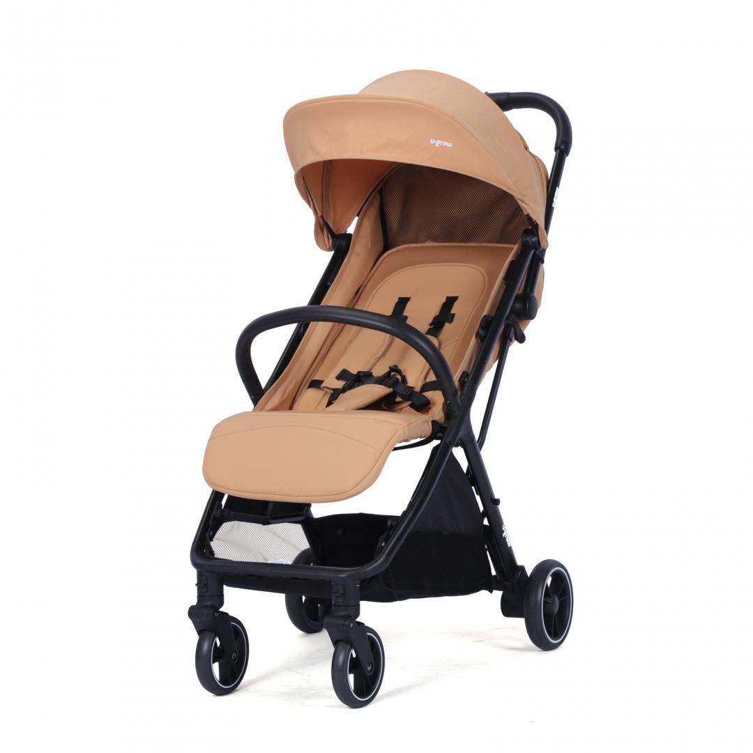Cărucior Sport U-Grow AutoFold 0-48 luni, Maro