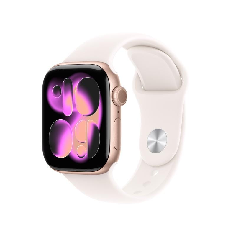 Apple Watch Series 11 GPS 42mm Rose Gold - Smartwatch Premium - imagine 2