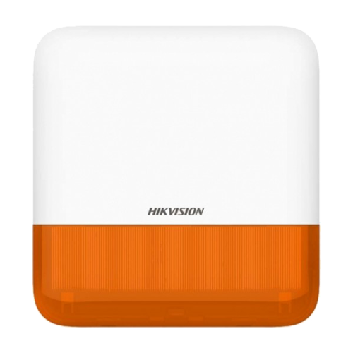 Sirena Exterior Wireless Hikvision AX PRO Portocalie - 110dB IP65 - imagine 3