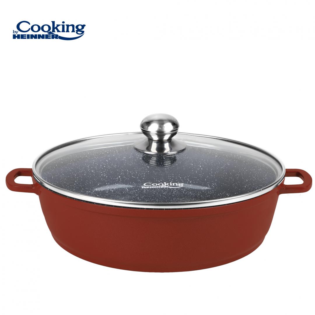 Cratiță Aluminiu Heinner Calabria 11L 40cm - Gătire Profesională