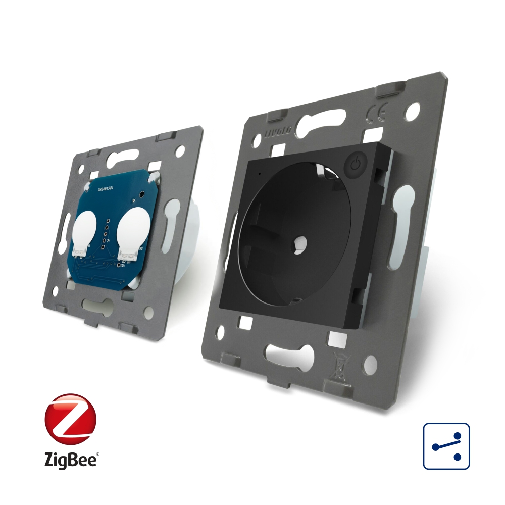 Intrerupator Dublu ZigBee + Priza Livolo, Smart - imagine 8