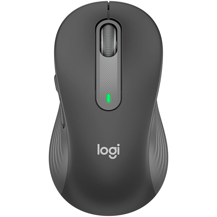 Mouse Wireless Logitech M650 L Ergonomic Silent - Grafit - imagine 2