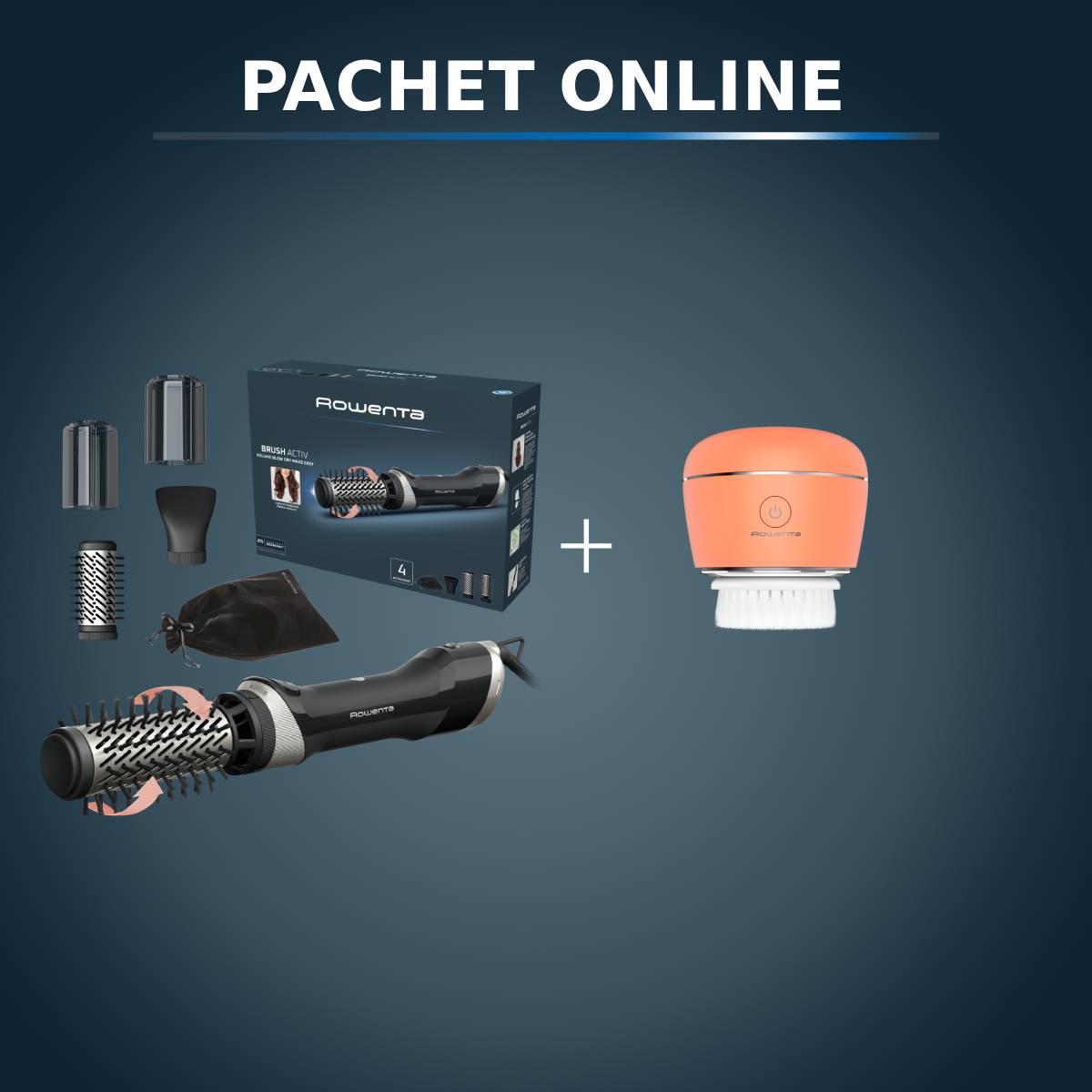 Pachet Rowenta: Styling Păr & Curățare Facială