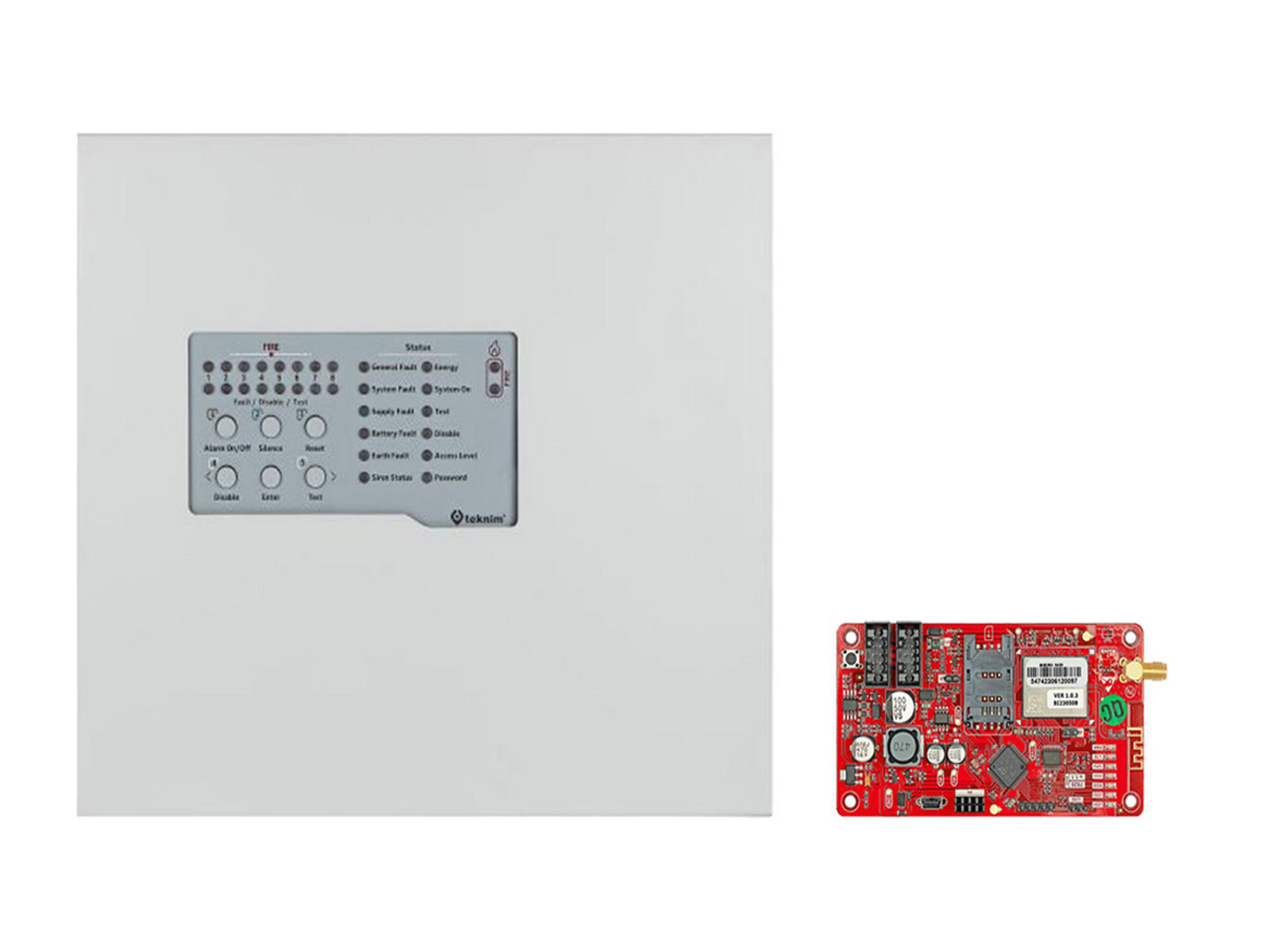 Centrala Incendiu Teknim 4 Zone + 4G