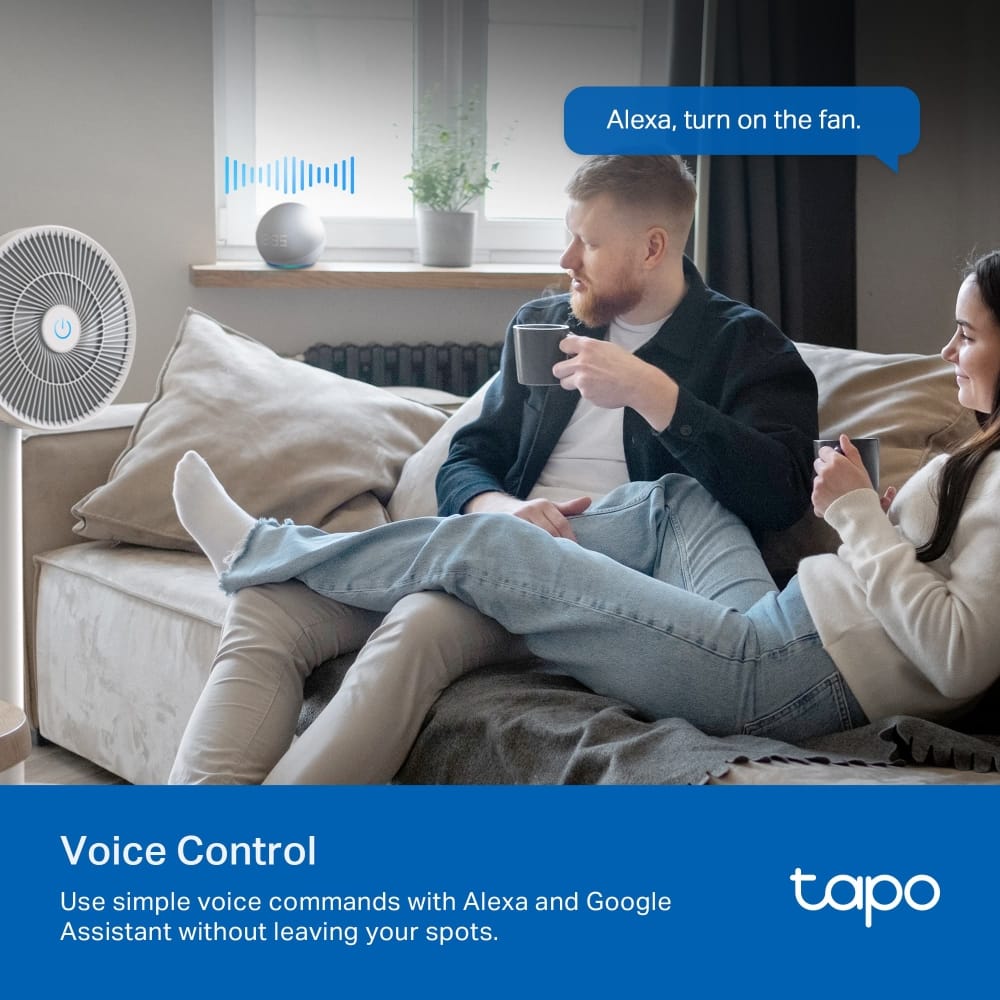 Priză Smart TP-LINK Tapo P100 2-pack - Control Wi-Fi și Vocal - imagine 6
