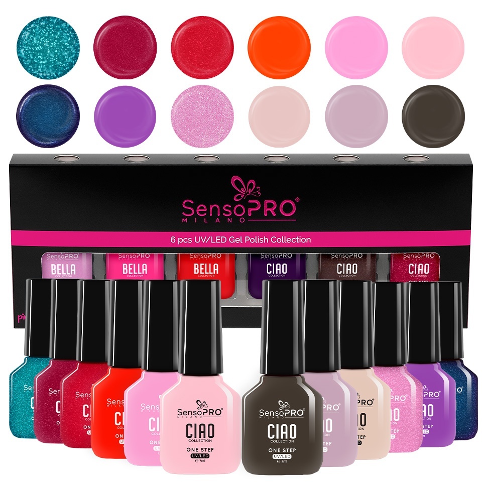 Set 12 Oje Semipermanente SensoPRO One Step
