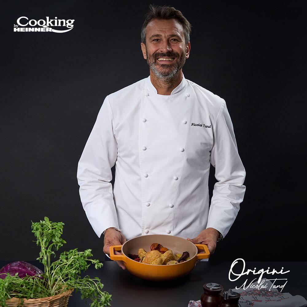 Cratiță Aluminiu Turnat 26cm 3.4L cu Capac - Heinner Nicolai