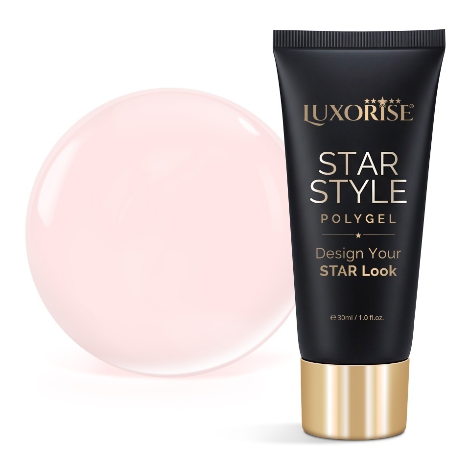 Polygel LUXORISE STAR STYLE - STAR NUDE Collection, Warm Backstage, 30ml