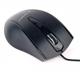 Mouse Gembird MUS-4B-02, USB, 1200 DPI, Negru