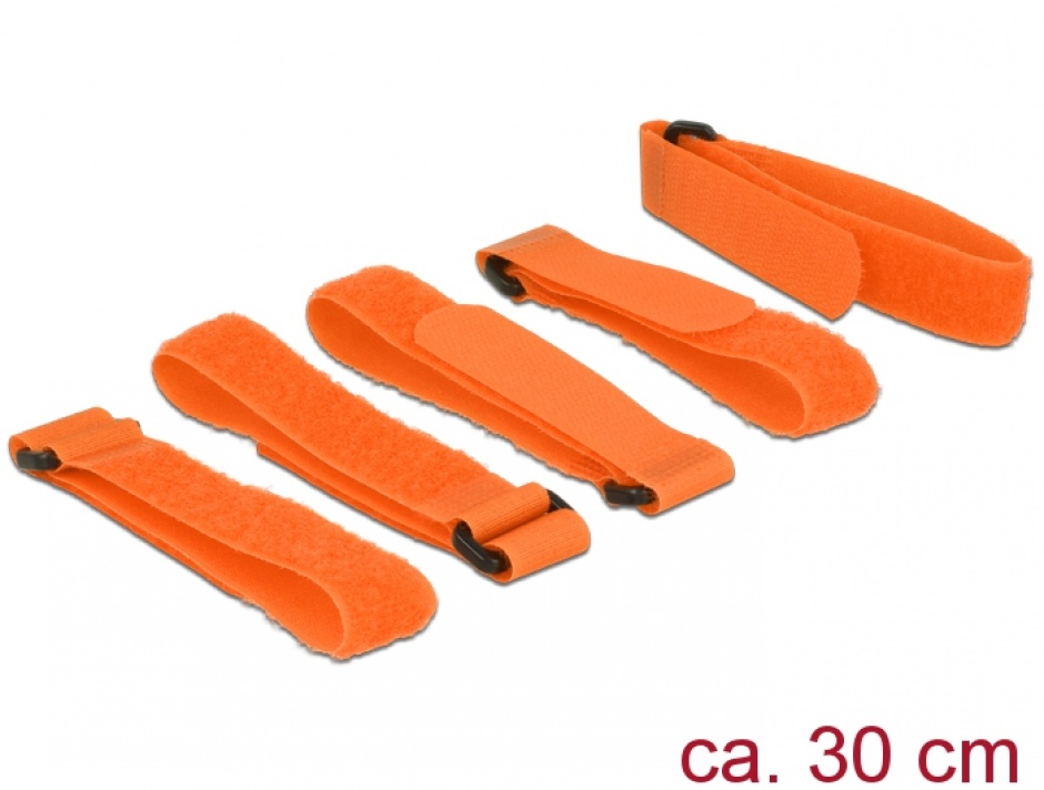 Set 5 Cureluse cu Arci Portocalii Delock 300 mm