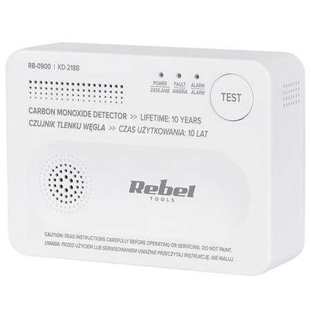 Detector Monoxid de Carbon Rebel RB-0900 Senzor Electrochimic