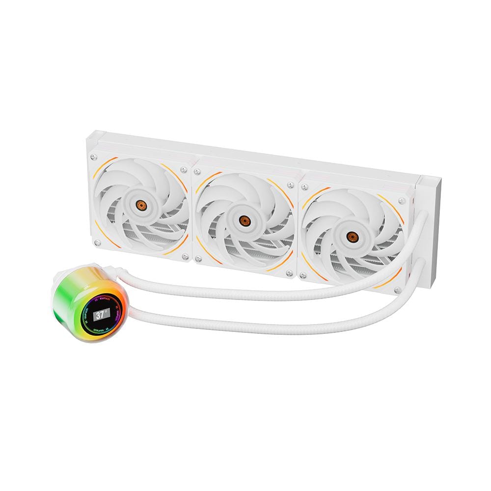 Cooler Procesor 1STPLAYER THUNDERSTORM CC 360 ALB ARGB - imagine 4