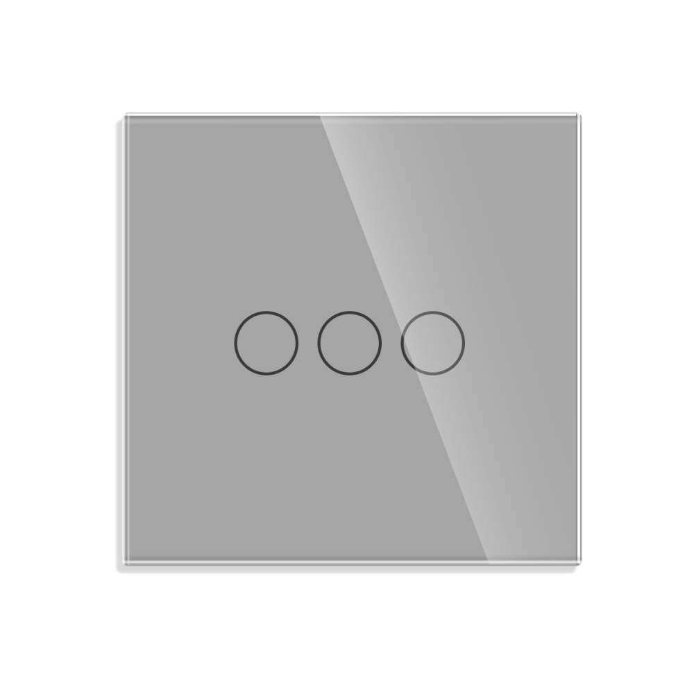 Intrerupator Triplu RF433 Touch Sticla LUXION - imagine 14