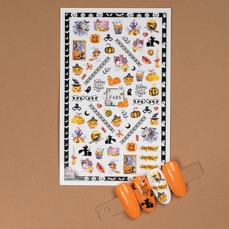Abtibild Unghii SensoPRO Milano Halloween F685