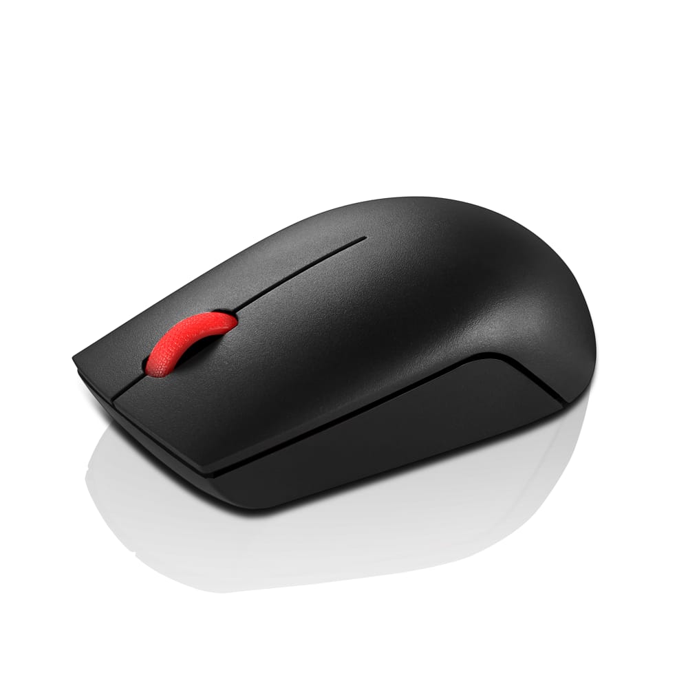 Mouse Wireless Compact Lenovo Essential - Negru, 1000 DPI - imagine 3