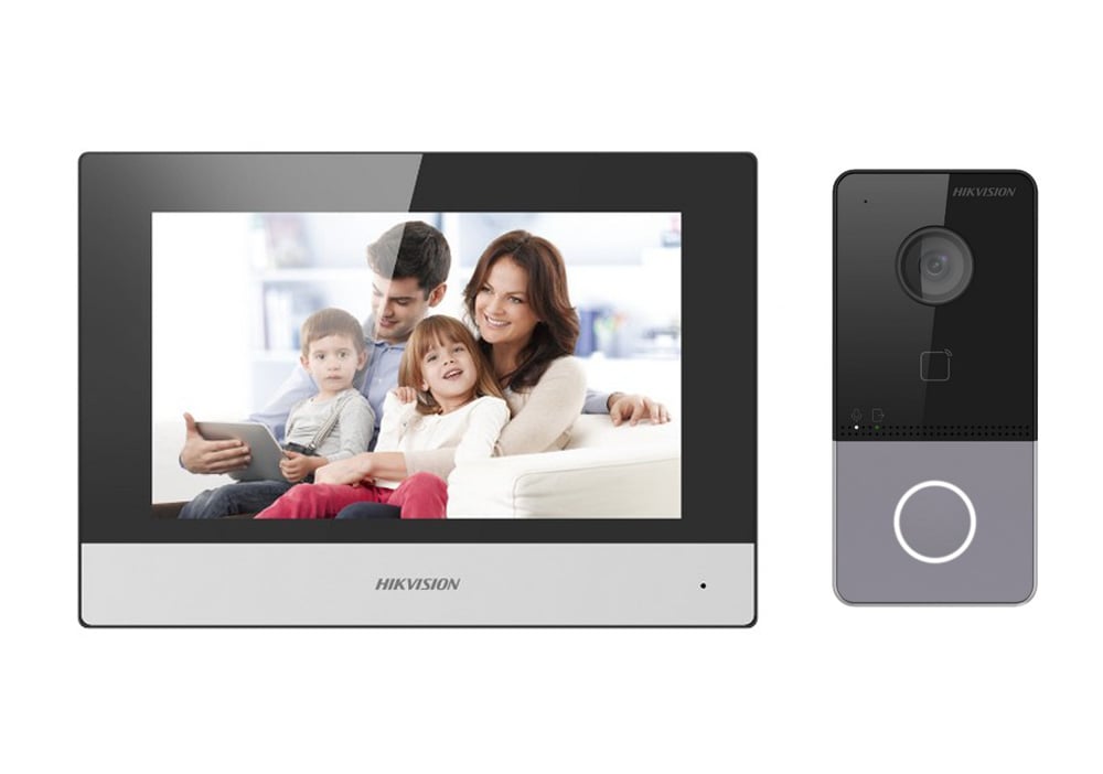 Kit Videointerfon IP Hikvision 2MP WiFi - imagine 1