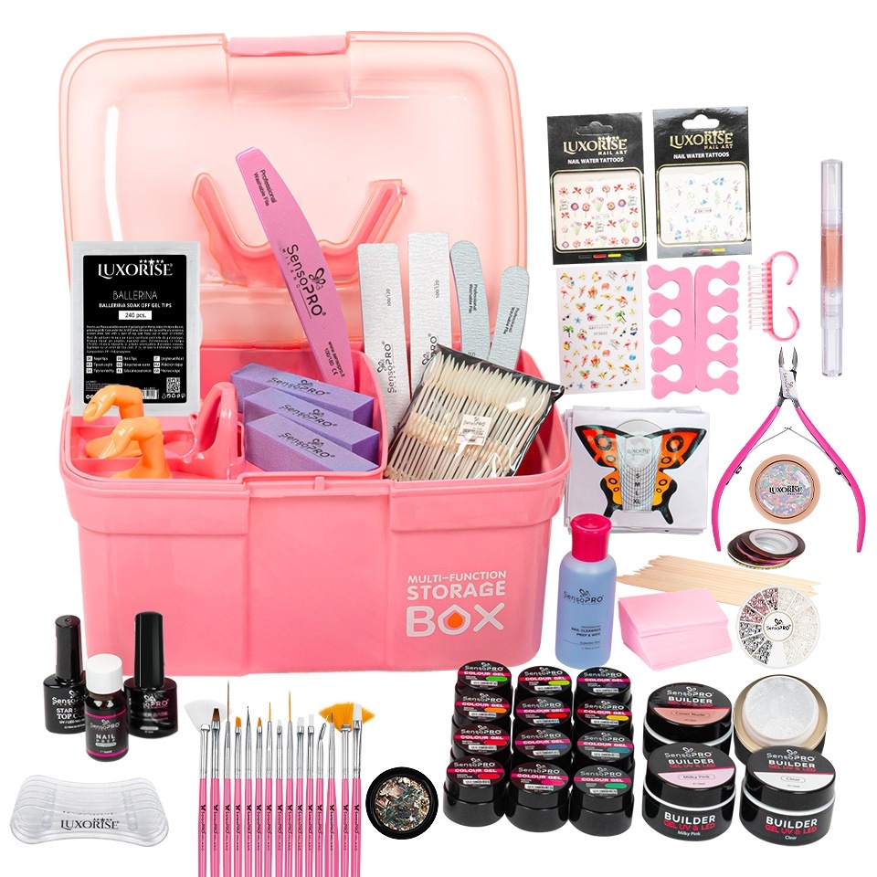 Kit Unghii Gel Kitunghii + 12 Geluri UV Cadou - imagine 2