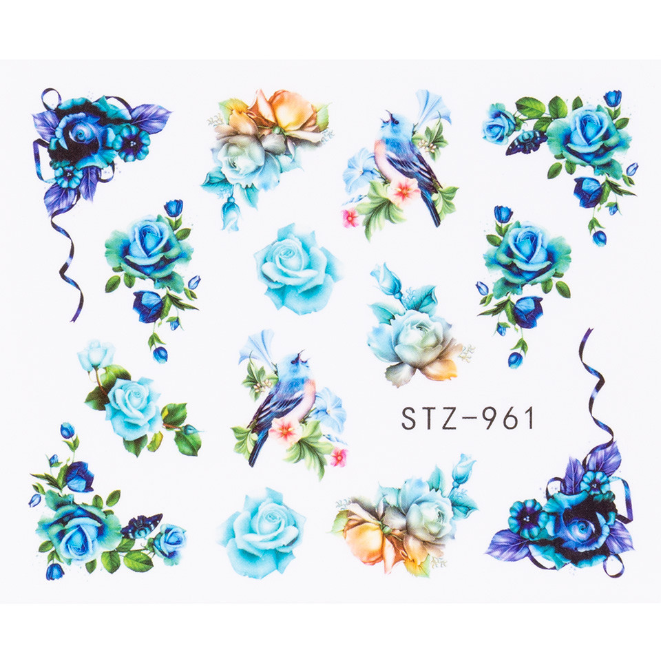 Tatuaj Unghii LUXORISE Flower Infinity STZ-961