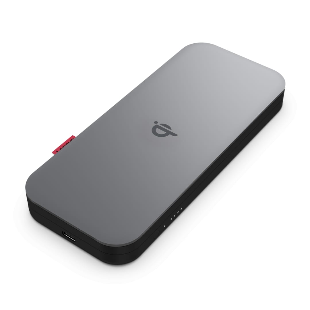 Power Bank Lenovo Go USB-C 10000mAh Qi Wireless Gri - imagine 10