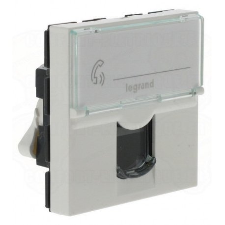 Priza RJ45 Cat6 Legrand Mosaic, Alb