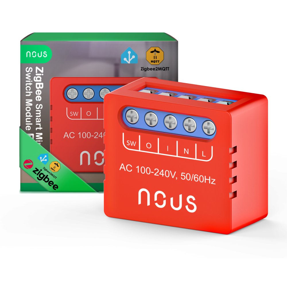 Releu Smart NOUS B6Z Zigbee 1 canal, Alexa/Google