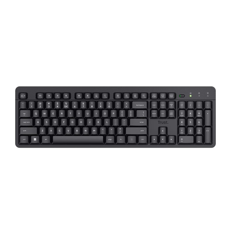 Tastatura Trust Ody II Wireless Silentioasa, Negru - imagine 2
