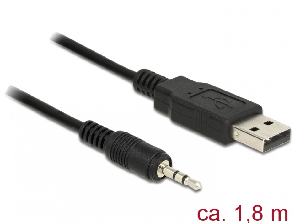 Cablu USB TTL Delock 2.5mm 1.8m