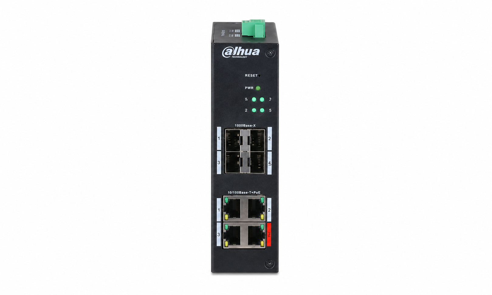 Switch PoE Industrial Dahua HS4408-4ET-96, Managed Layer 2