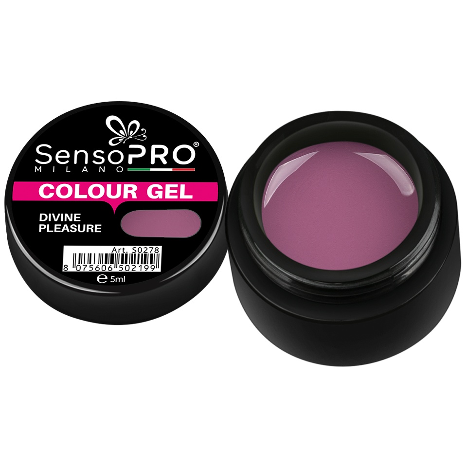 Gel UV Colorat Divine Pleasure 5ml SensoPRO Milano