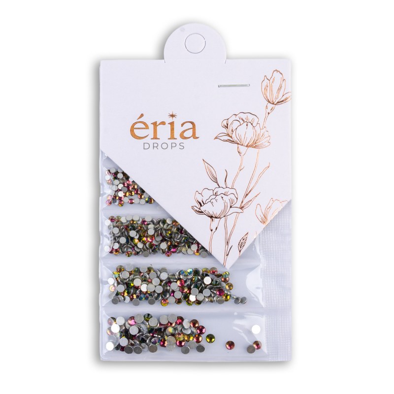 Éria Drops Flame - Cristale Sticlă Premium Nail Art