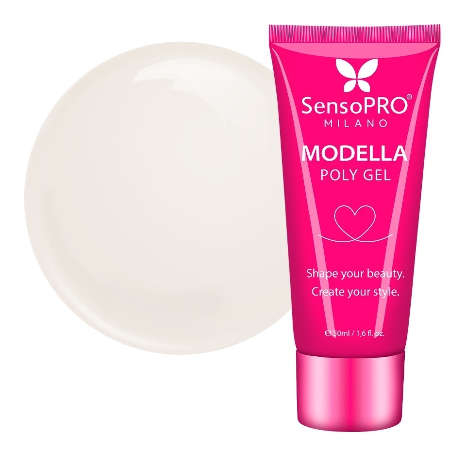 Polygel MODELLA SensoPRO Milano - Peach Cream, 50ml
