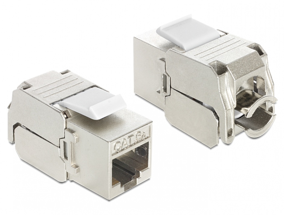 Modul Keystone RJ45 Delock Cat.6A, Ecranat