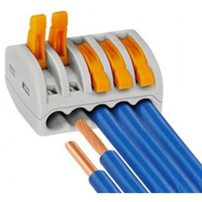 Set 10 Conectori Wago 222-415, 5 Poli