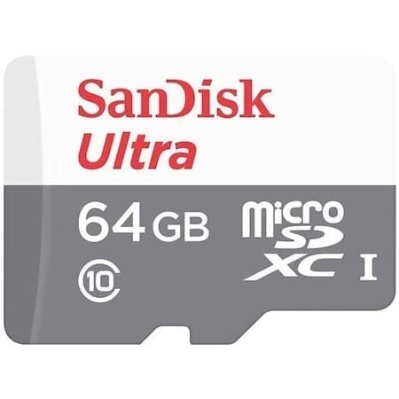 Card microSDXC SanDisk Ultra 64GB Class 10, adaptor SD inclus